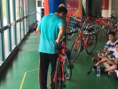 至板橋國中腳踏車安全活動教育