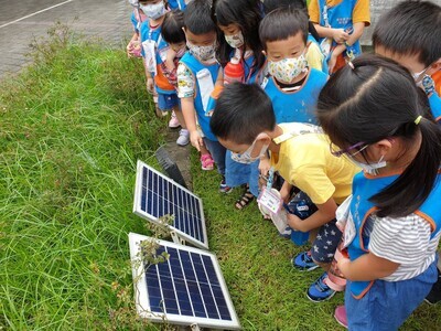 幼兒園幼童-校園前庭再生能源教學